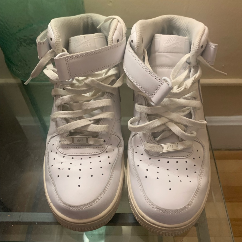 NIKE MENS AIR FORCE 1 Mid '07 White Sz.11 - Picture 7 of 7